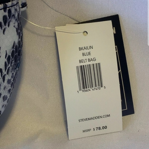 Steve Madden Kailin Python Belt Bag - Picture 8 of 8